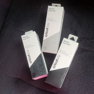 3 Smart Iron-on rolls for Cricut Joy ○ Brand New in box 《5.5" x 24"》